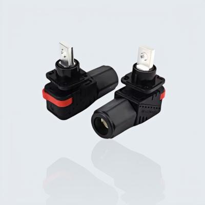 Black Orange Red 120A 200A ESS Battery Connector HV Connector for Energy Storage System
