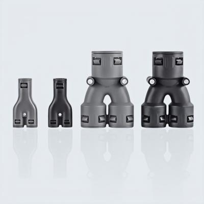 Plastic Electrical 3way T Connector Distributor Conduit Fitting Corrugated Tube Connector Pipe Joint