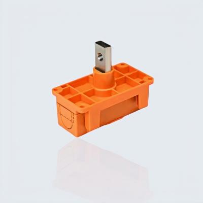 Bayonet Wall Mounted Square Lock High Voltage Battery Copper Terminal Connector