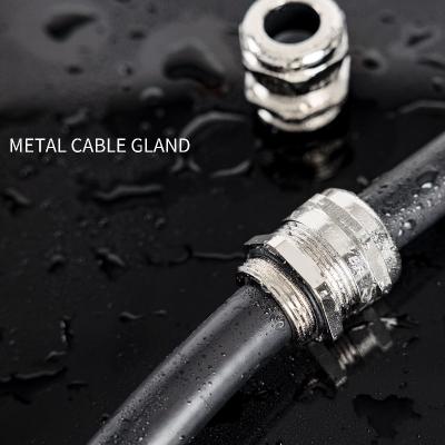 G Thread Stainless Steel Dome Cap Cable Connector G(PF) Thread Metal Brass Aluminum Cable Gland
