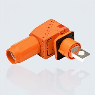 High Volt Renewable Energy Connector 200A LifePo4 Busbar Socket 8mm Elbow Plug