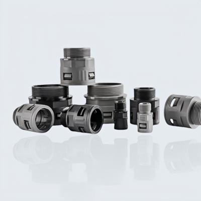 IP68 M20 Nylon66 Corrugated Electrical Flexible Nylon Plastic Cable Tubing Connector Conduit Fitting