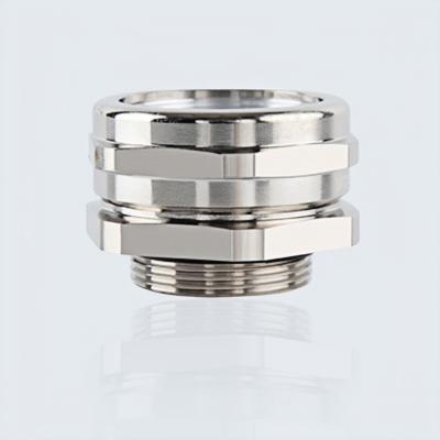 Lengthened Metric Thread IP68 Nickel Plated Plastic Connector Brass Metal Cable Entry Gland