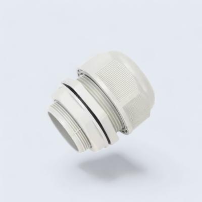 32mm 50mm 75mm 80mm Plastic Cable Gland Connector Long Thread Length Plastic Cable Clamp Connector