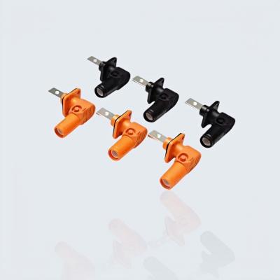 Orange/Red Positive M8 Battery Parallel Energy Storage Connector Single Core 250A